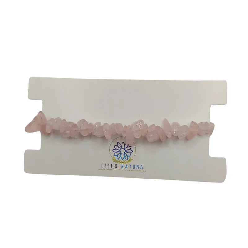 Bracelet Baroque - Quartz rose - Litho Natura