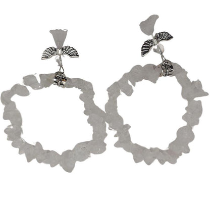 Bracelet Chips Baroque en Cristal de Roche pour Enfants - Litho Natura