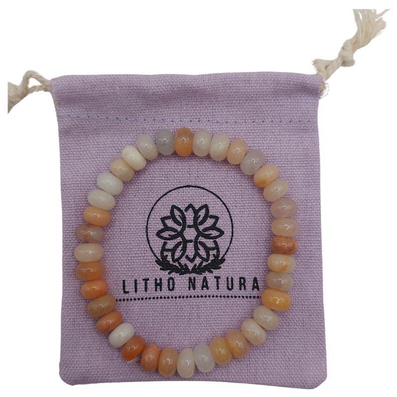Bracelet en Aventurine Rose Naturelle - Litho Natura