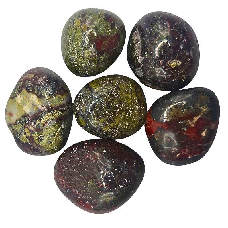 Pierres Naturelles Roulées Jaspe Sang de Dragon - Qualité AB - Litho Natura