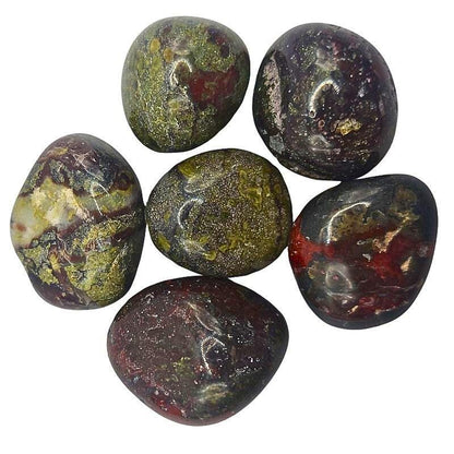 Pierres Naturelles Roulées Jaspe Sang de Dragon - Qualité AB - Litho Natura