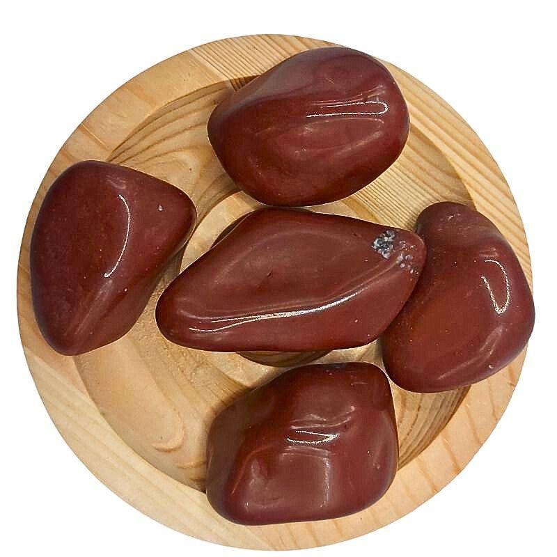 Pierres Naturelles Roulées Jaspe Rouge Foncé - Qualité A - Litho Natura