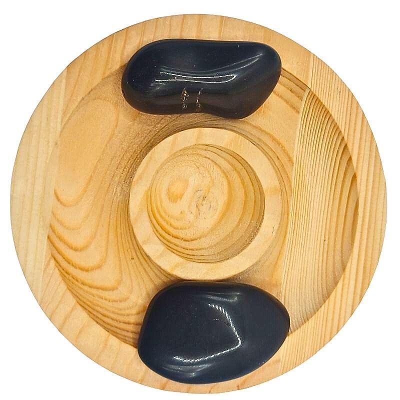 Pierres Naturelles Roulées Obsidienne Noire - Qualité AA - Litho Natura