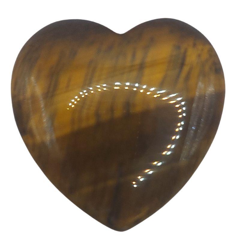 Coeur en pierre naturelle - Oeil de Tigre (Qualité A) - Litho Natura