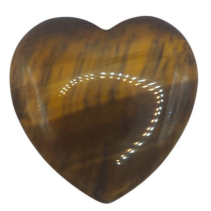 Coeur en pierre naturelle - Oeil de Tigre (Qualité A) - Litho Natura