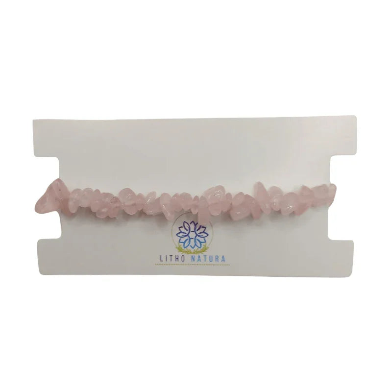Bracelet Baroque - Quartz rose - Litho Natura