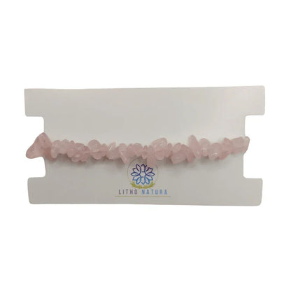 Bracelet Baroque - Quartz rose - Litho Natura