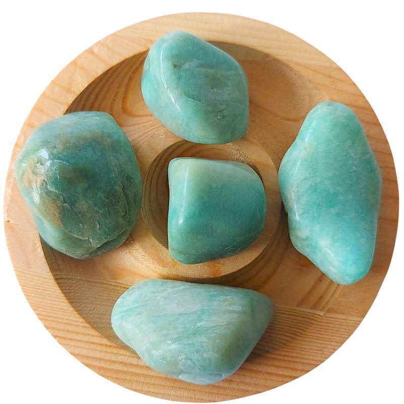 Pierres Naturelles Polies Amazonite - Qualité A - Litho Natura