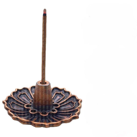 Mini Porte-Encens en Fleur pour Méditation - Litho Natura