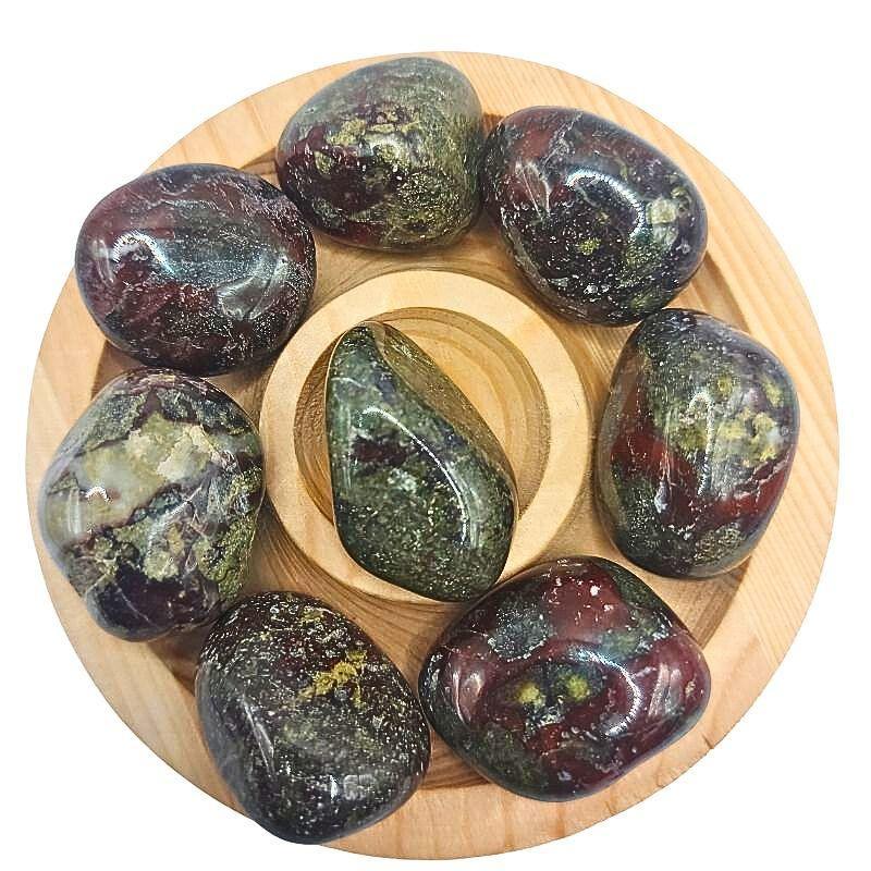 Pierres Naturelles Roulées Jaspe Sang de Dragon - Qualité AB - Litho Natura