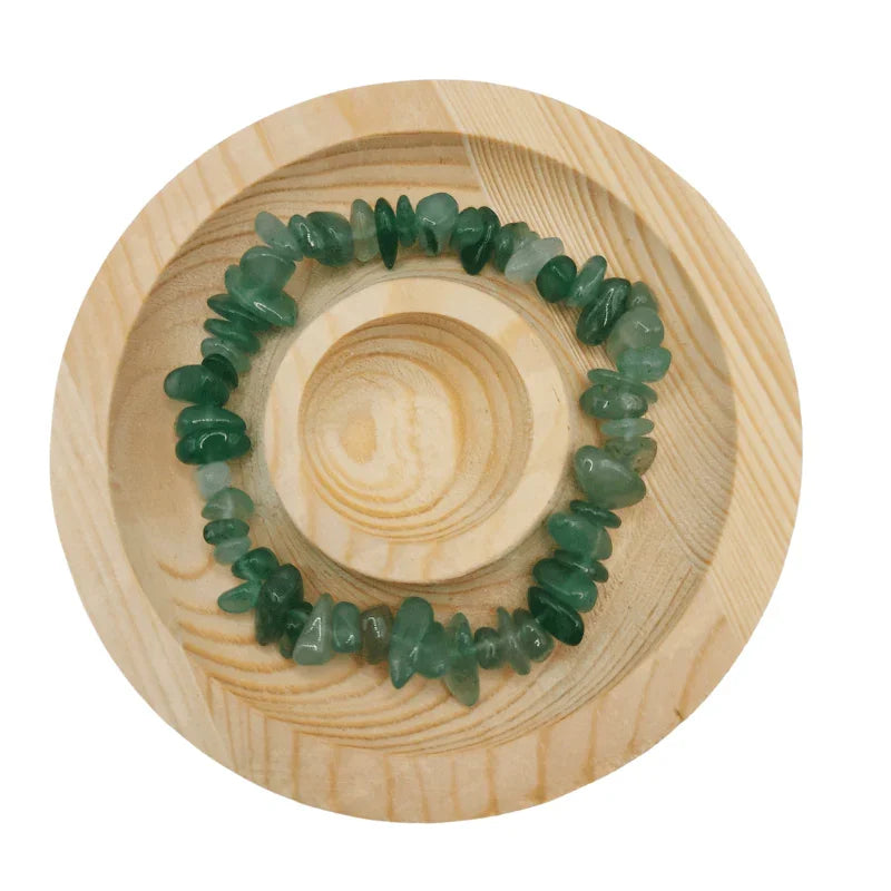 Bracelet Baroque - Aventurine verte - Litho Natura