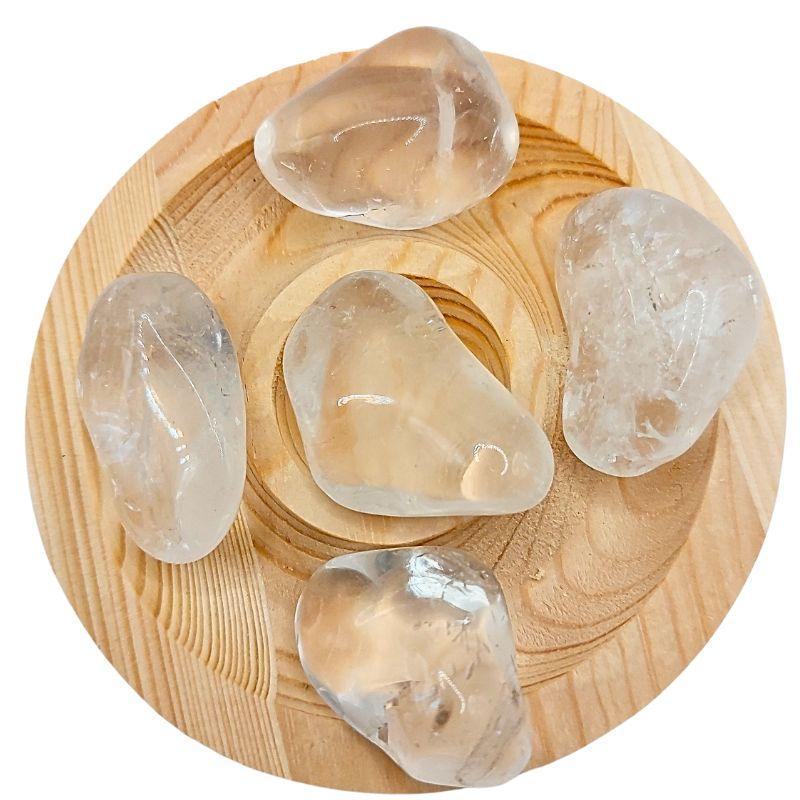 Pierres Naturelles Roulées Cristal de Roche - Qualité A - Litho Natura