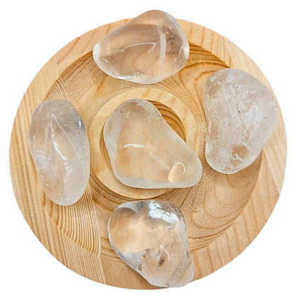 Pierres Naturelles Roulées Cristal de Roche - Qualité A - Litho Natura