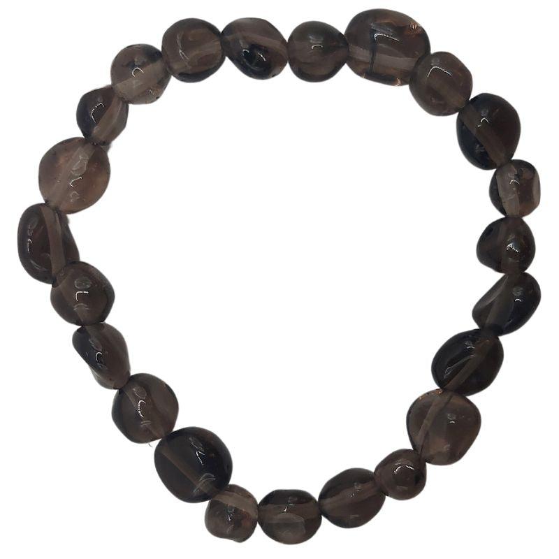 Bracelet en Obssidienne Naturelle en pierres taillées pour Enfants - Litho Natura