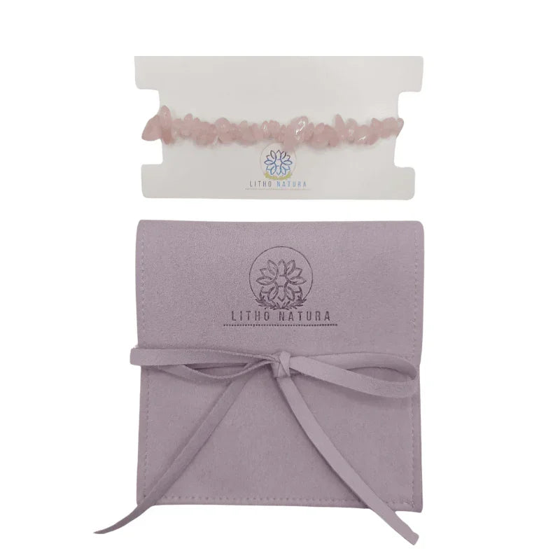 Bracelet Baroque - Quartz rose - Litho Natura