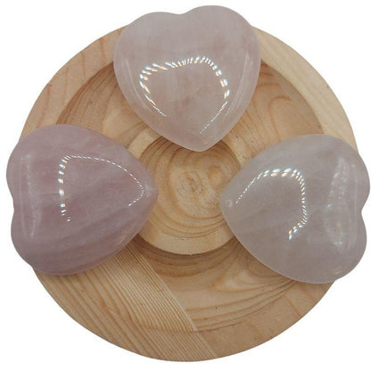 Cœur en Quartz Rose Naturel (Qualité A) - Litho Natura