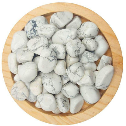 Pierres Naturelles Roulées Howlite - Qualité A - Litho Natura