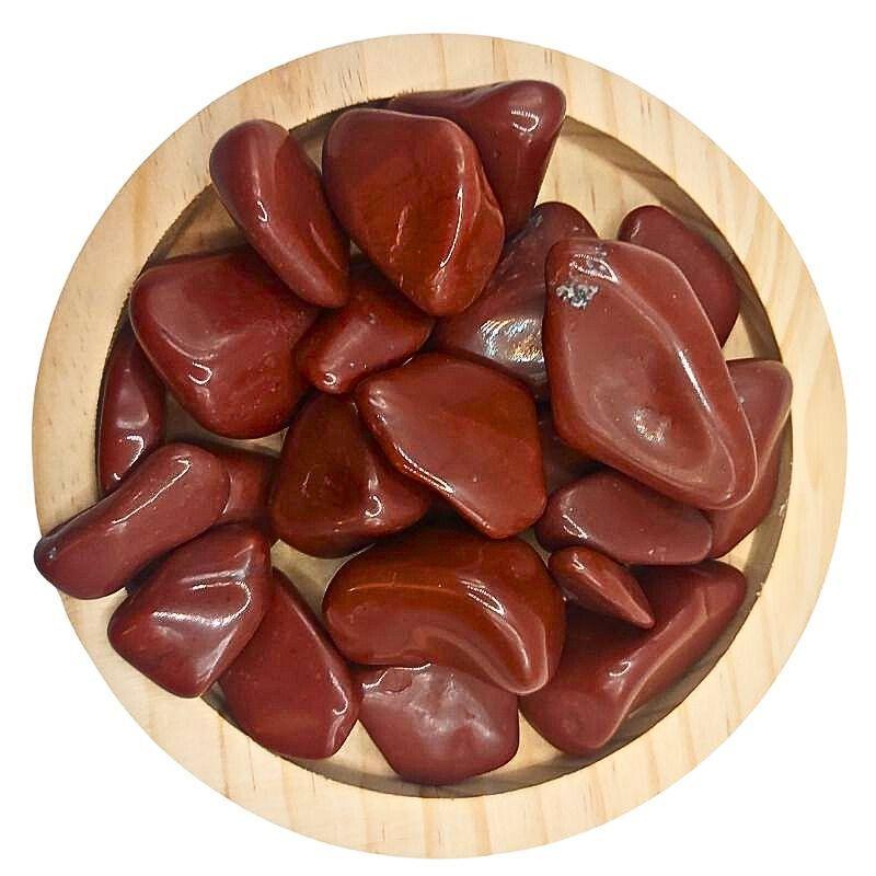 Pierres Naturelles Roulées Jaspe Rouge Foncé - Qualité A - Litho Natura