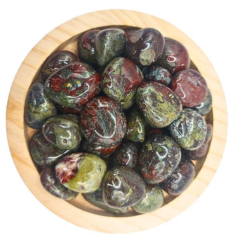 Pierres Naturelles Roulées Jaspe Sang de Dragon - Qualité AB - Litho Natura