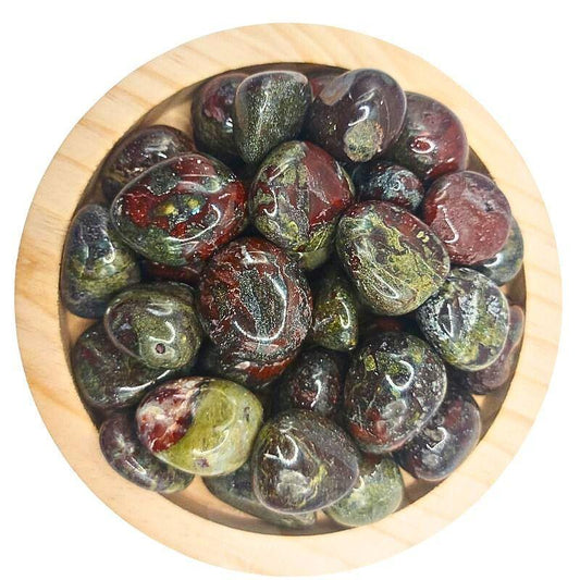 Pierres Naturelles Roulées Jaspe Sang de Dragon - Qualité AB - Litho Natura