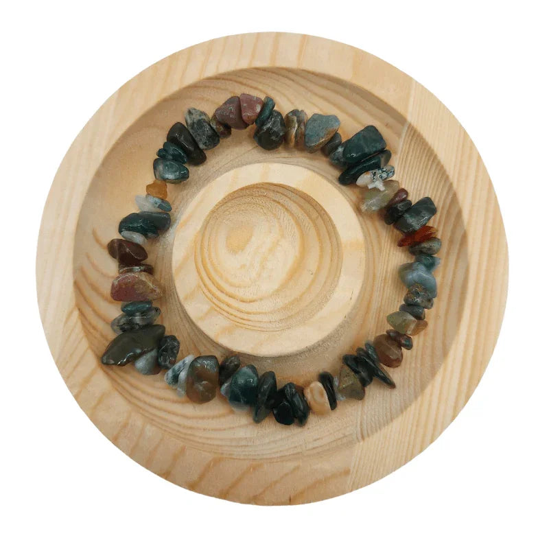 Bracelet Baroque - Agate Indienne - Litho Natura