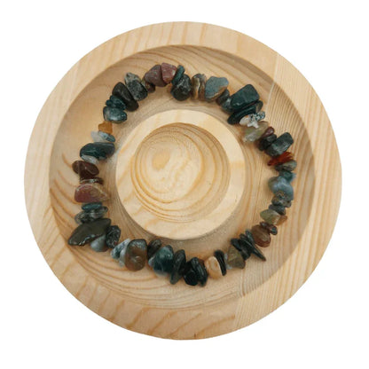 Bracelet Baroque - Agate Indienne - Litho Natura