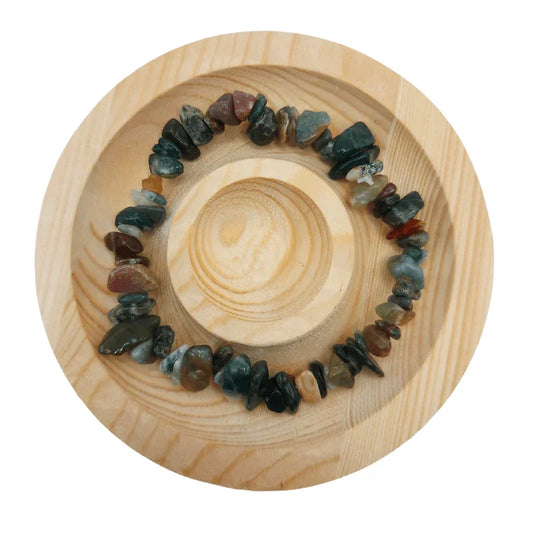 Bracelet Baroque - Agate Indienne - Litho Natura