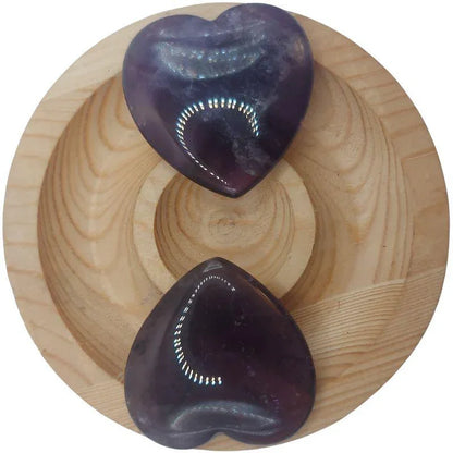 Cœur en Pierre Naturelle - Améthyste (Qualité A) - Litho Natura
