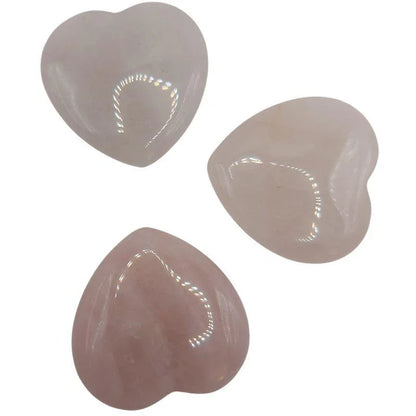 Cœur en Quartz Rose Naturel (Qualité A) - Litho Natura