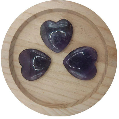 Cœur en Pierre Naturelle - Améthyste (Qualité A) - Litho Natura