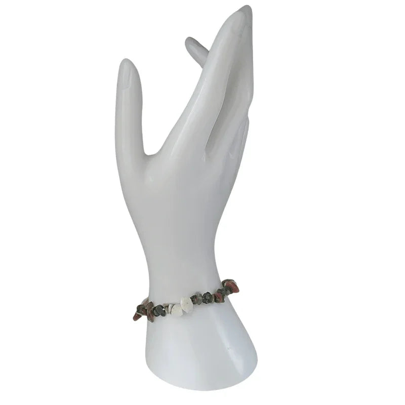 Bracelet Baroque - Agate Indienne - Litho Natura