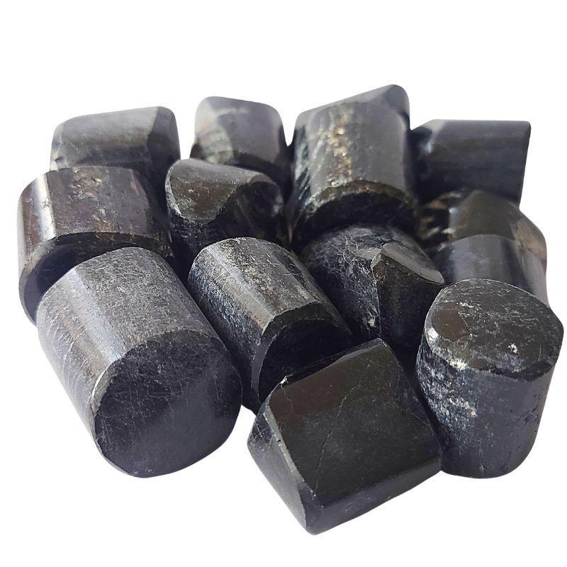 Pierres Naturelles Polies Tourmaline Noire - Qualité A - Litho Natura