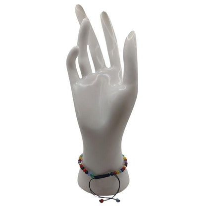 Bracelet en Agate Naturelle Tressée avec Coquillage Caurie - Style Bohème - Litho Natura