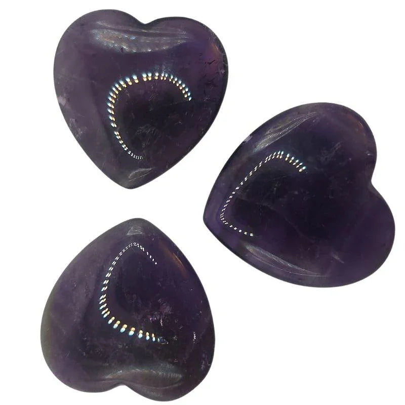 Cœur en Pierre Naturelle - Améthyste (Qualité A) - Litho Natura