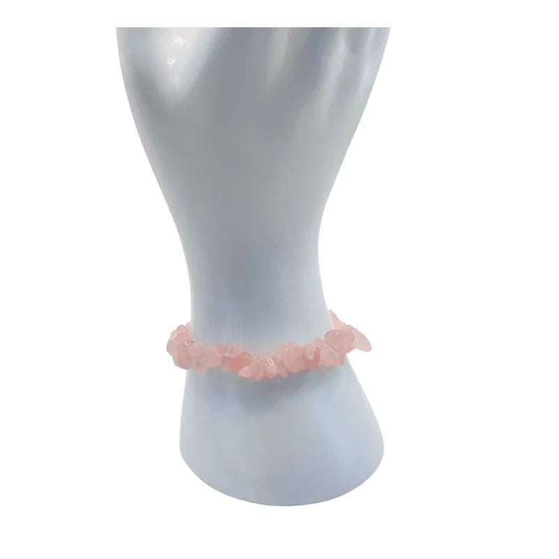 Bracelet Baroque - Quartz rose - Litho Natura