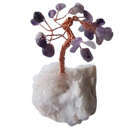 Arbre de Vie en Pierres Précieuses - Améthyste - Litho Natura