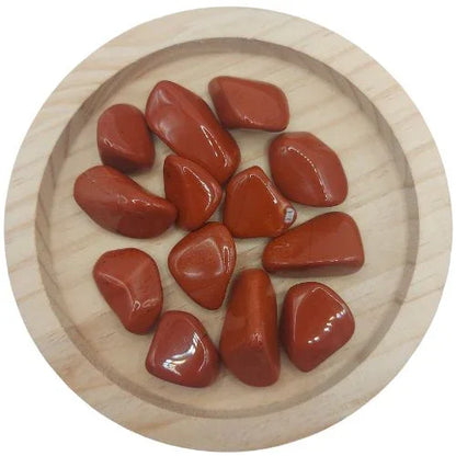 Pierres Naturelles Roulées Jaspe Rouge - Qualité AA - Litho Natura