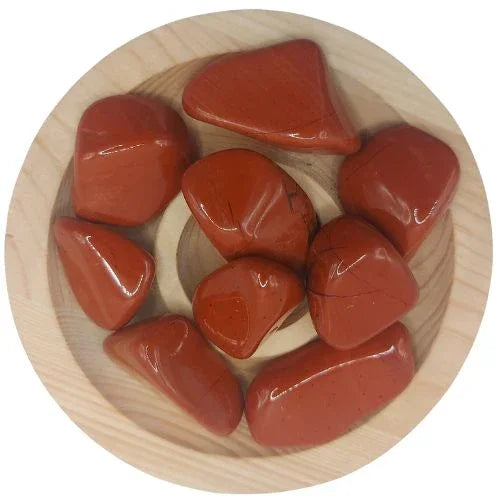 Pierres Naturelles Roulées Jaspe Rouge - Qualité AA - Litho Natura