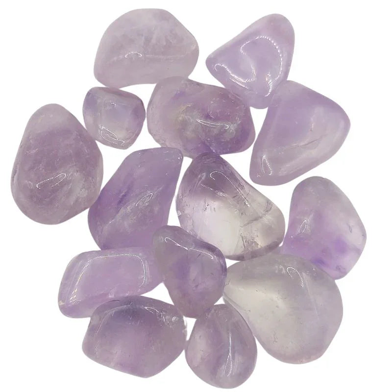 Pierres Naturelles Roulées Améthyste Claire - Qualité A - Litho Natura