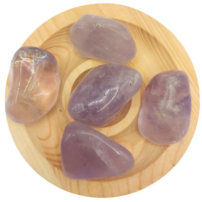 Pierres Naturelles Roulées Améthyste Claire - Qualité A - Litho Natura