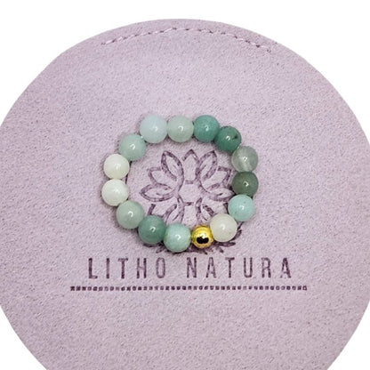 Anneau en Amazonite – Harmonie et Sérénité