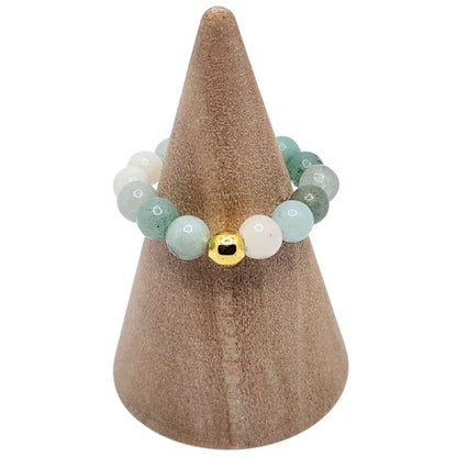 Anneau en Amazonite – Harmonie et Sérénité