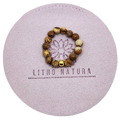 Anneau en Jaspe Paysage – Ancrage et Sérénité