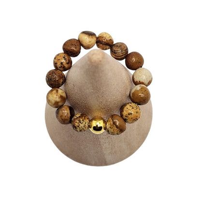 Anneau en Jaspe Paysage – Ancrage et Sérénité