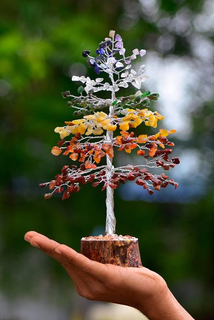 Arbre de Pierres Précieuses 7 Chakras