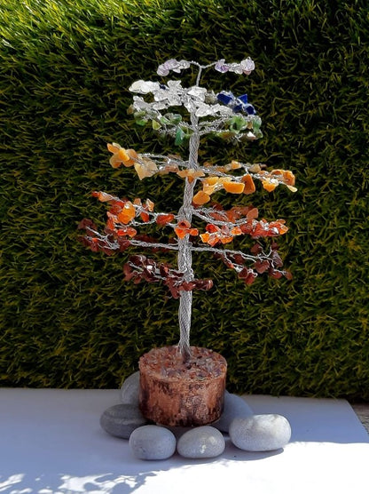 Arbre de Pierres Précieuses 7 Chakras