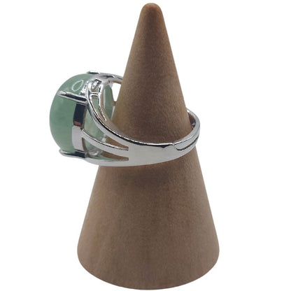 Bague Ajustable en Aventurine Verte