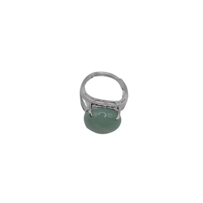 Bague Ajustable en Aventurine Verte