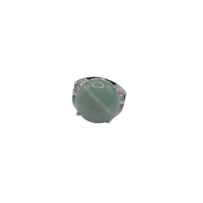 Bague Ajustable en Aventurine Verte