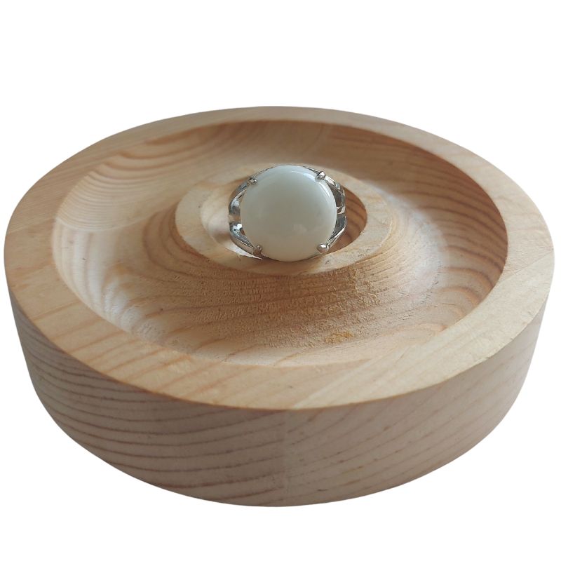 Bague Ajustable en Howlite